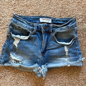 Wax Jean Shorts